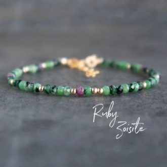 Ruby in Zoisite Bracelet
