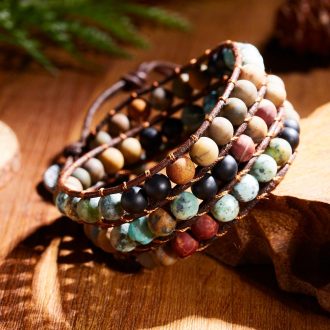 Vintage Multilayer Weaving Beaded Bracelet