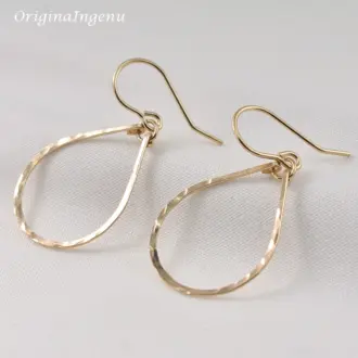 Boho Handmade Hoop Earrings