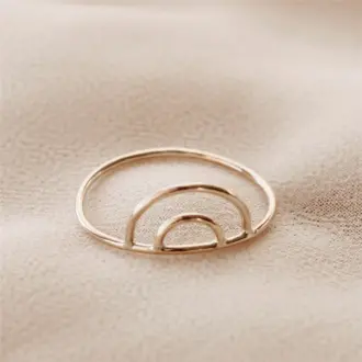 Boho Rainbow Knuckle Ring