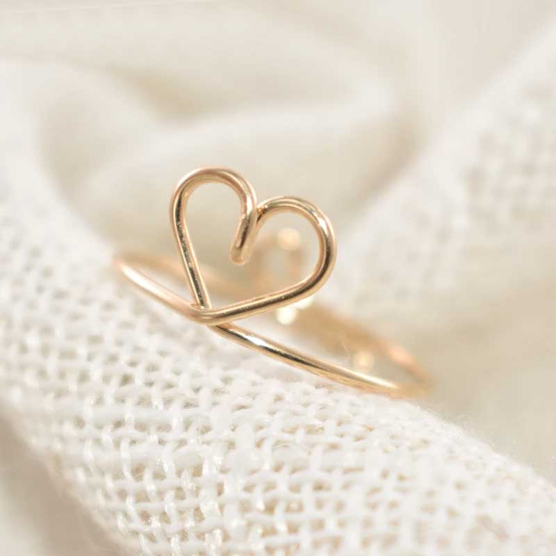 Heather's Handcrafted Heart Toe Ring