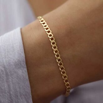 14k Gold-Filled Sunlit Chain Bracelet