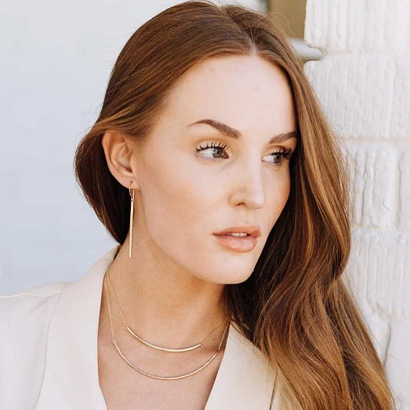 14k Gold-Filled Contour Collar Necklace