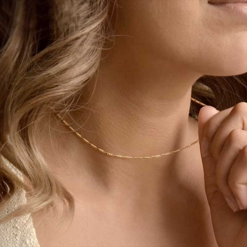 14k Gold-Filled Elysian Figaro Choker