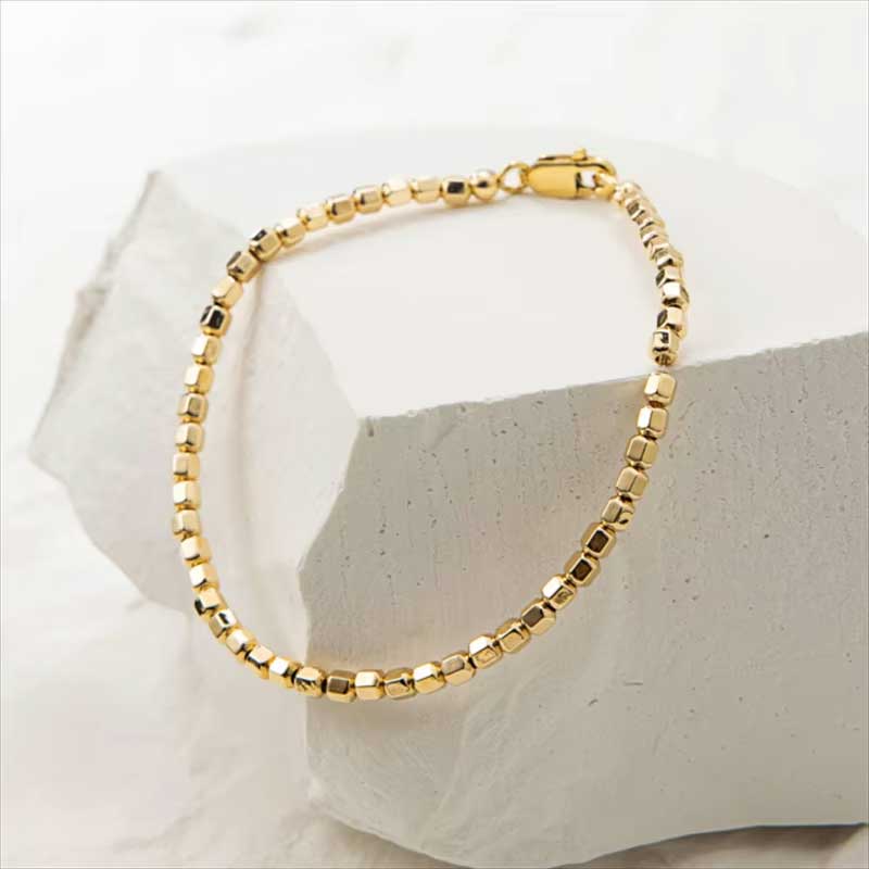 14k Gold-Filled Eternal Shine Bead Bracelet