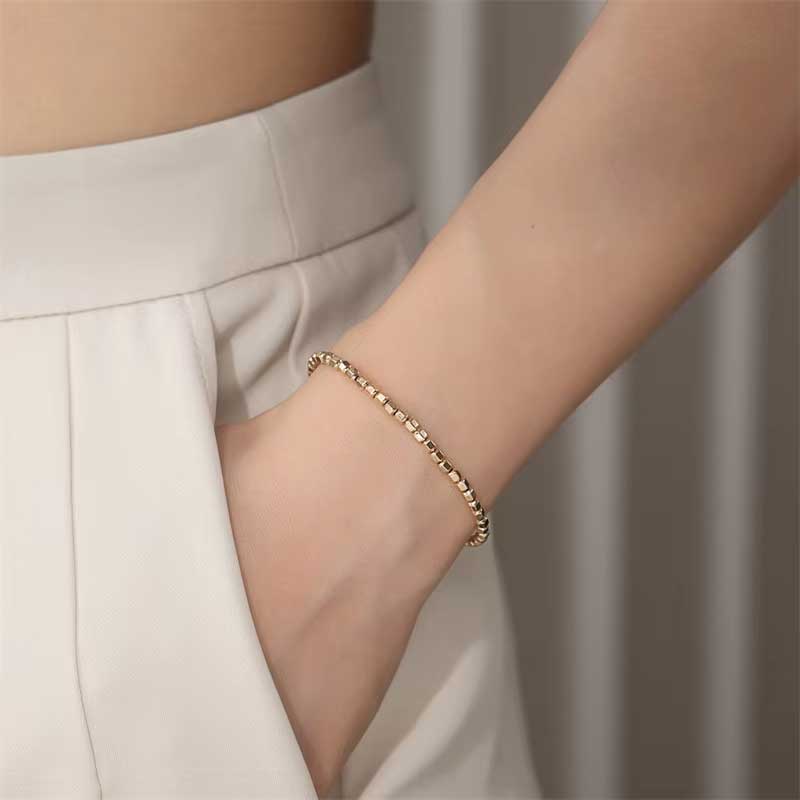 14k Gold-Filled Eternal Shine Bead Bracelet
