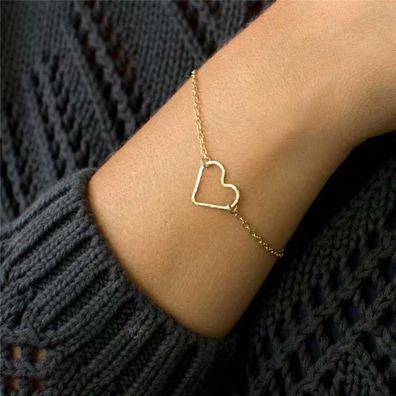 14k Gold-Filled Heartlight Charm Bracelet