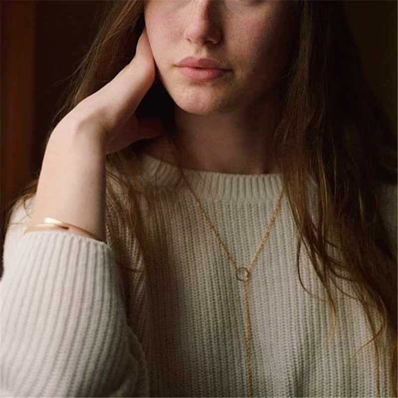 14k Gold-Filled Horizon Bangle Bracelet