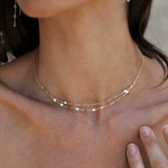 14k Gold-Filled Horizon Chain Necklace