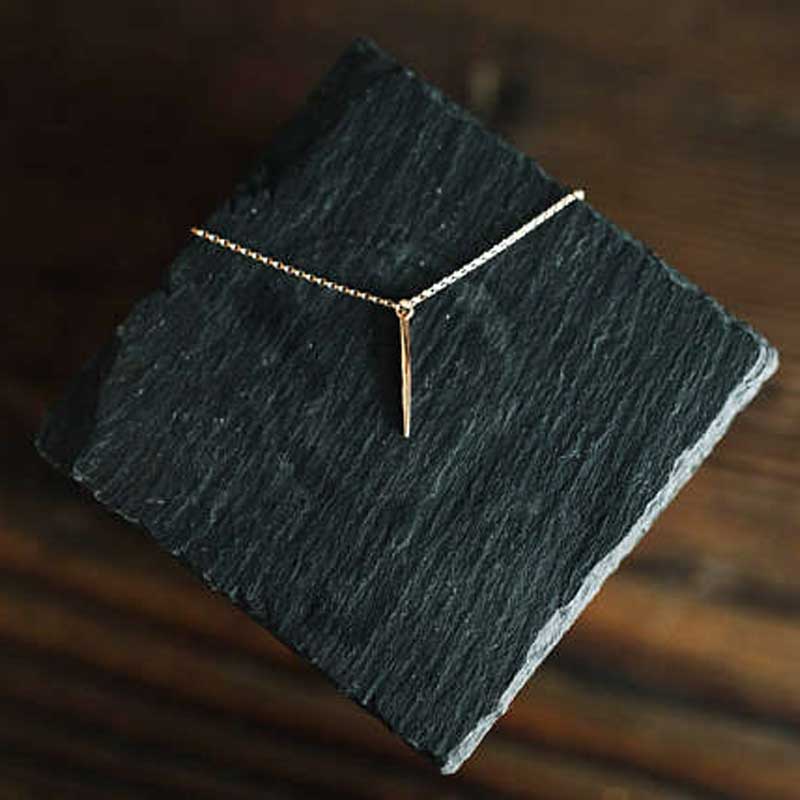 14k Gold-Filled Quill Necklace