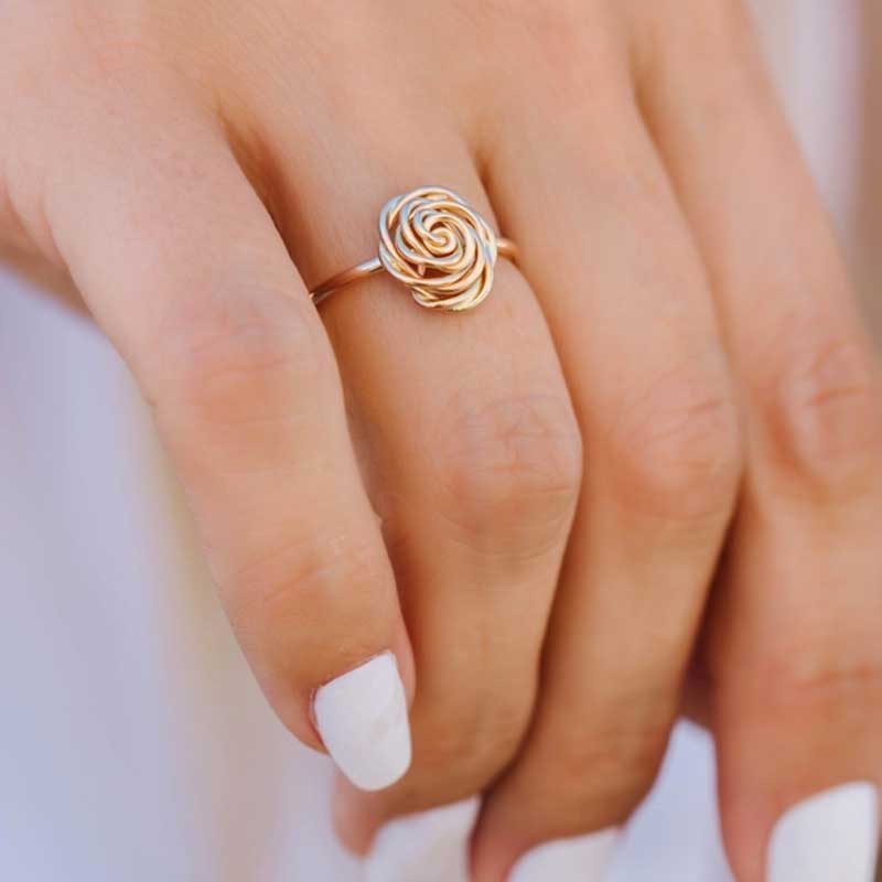 14k Gold-Filled Rose Ring