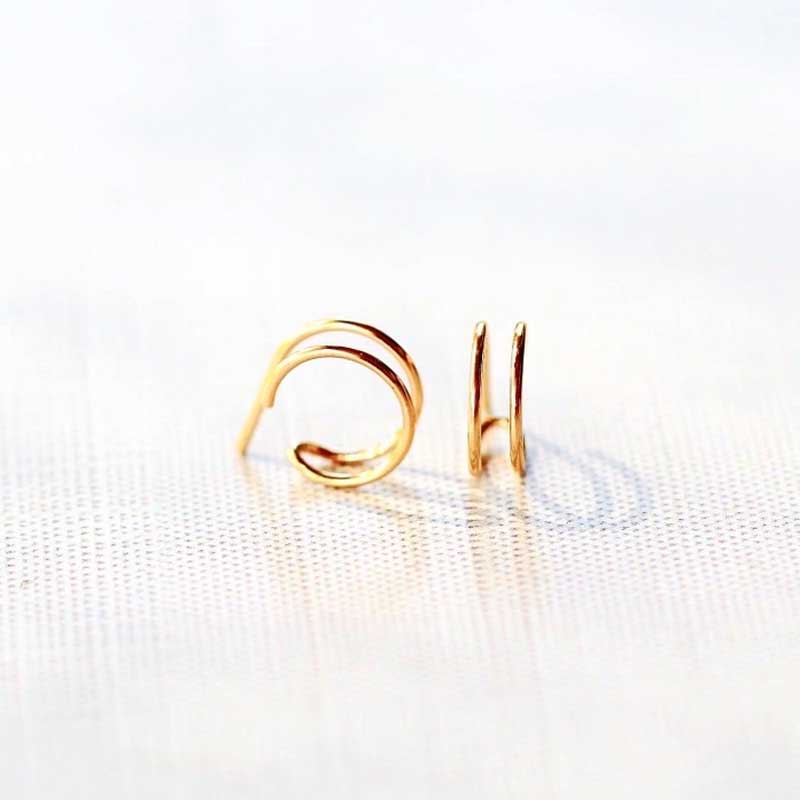 14k Gold-Filled Sidekick Hoops