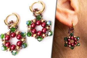 DIY Holiday Earrings: Craft Stunning Snowflake and Wreath Designs in Minutes