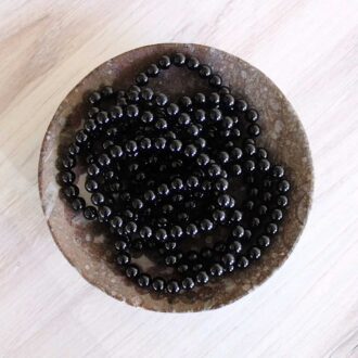Black Obsidian Beaded Bracelet for grounding, manifestation, and transformation