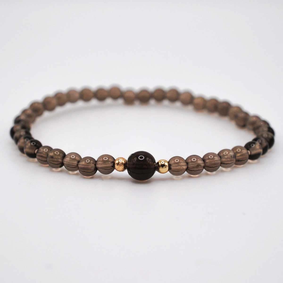 Smoky Quartz Horizon Bracelet | Reiki-Infused Healing Jewelry