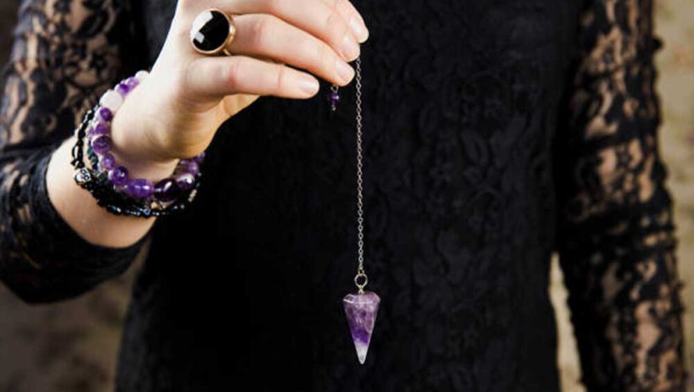 amethyst bracelets for spiritual connection worn during a spiritual ritual